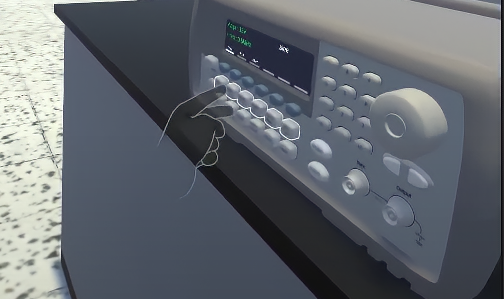 高亮提示操作說明與按鈕旋鈕位置